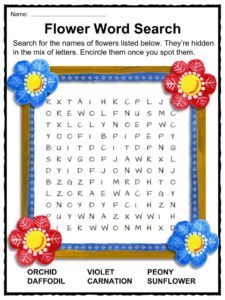 Flower Facts, Worksheets, Types & History For Kids