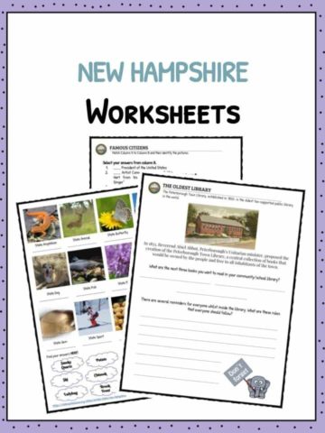 New Hampshire Facts & Worksheets