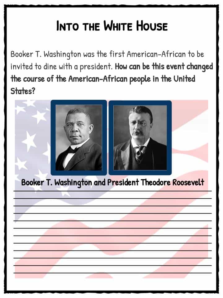 Booker T. Washington Facts, Biography & Worksheets For Kids