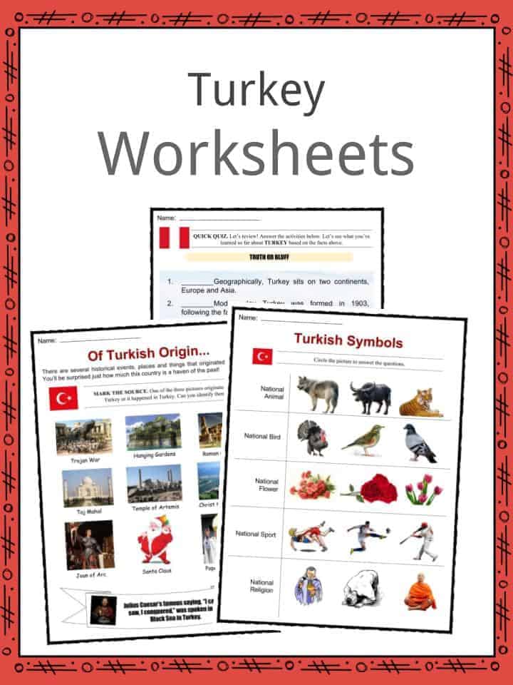 Turkey Facts, Worksheets, Climate, Geography & History For Kids