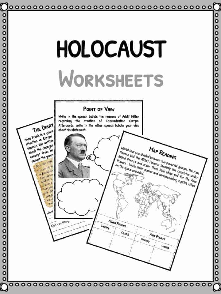Holocaust Facts, Information & Worksheets Lesson Resource