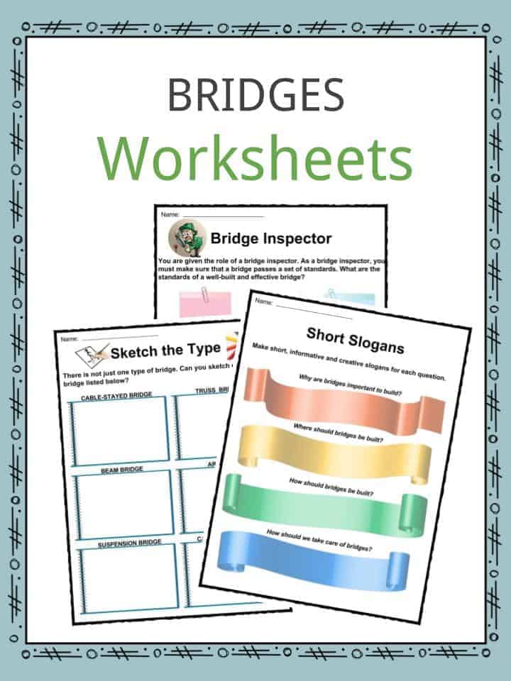 Bridge Facts, Worksheets & Historic Information For Kids