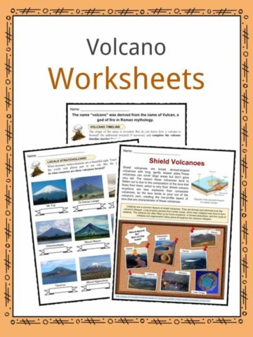 Volcano Worksheets
