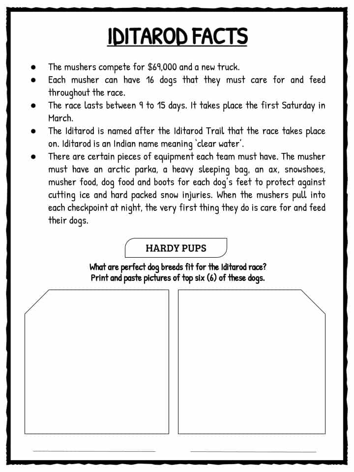 the-iditarod-2019-facts-worksheets-historical-information-for-kids