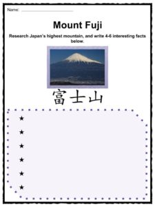 japan facts worksheets history culture geography for kids