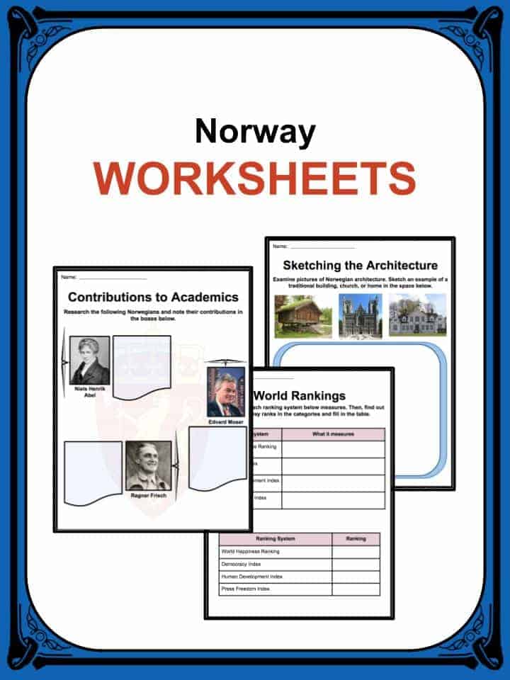 Norway Worksheets