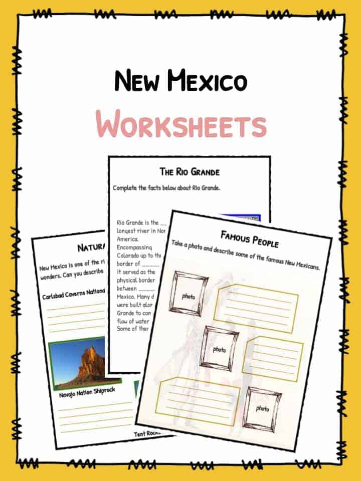 New Mexico Worksheets