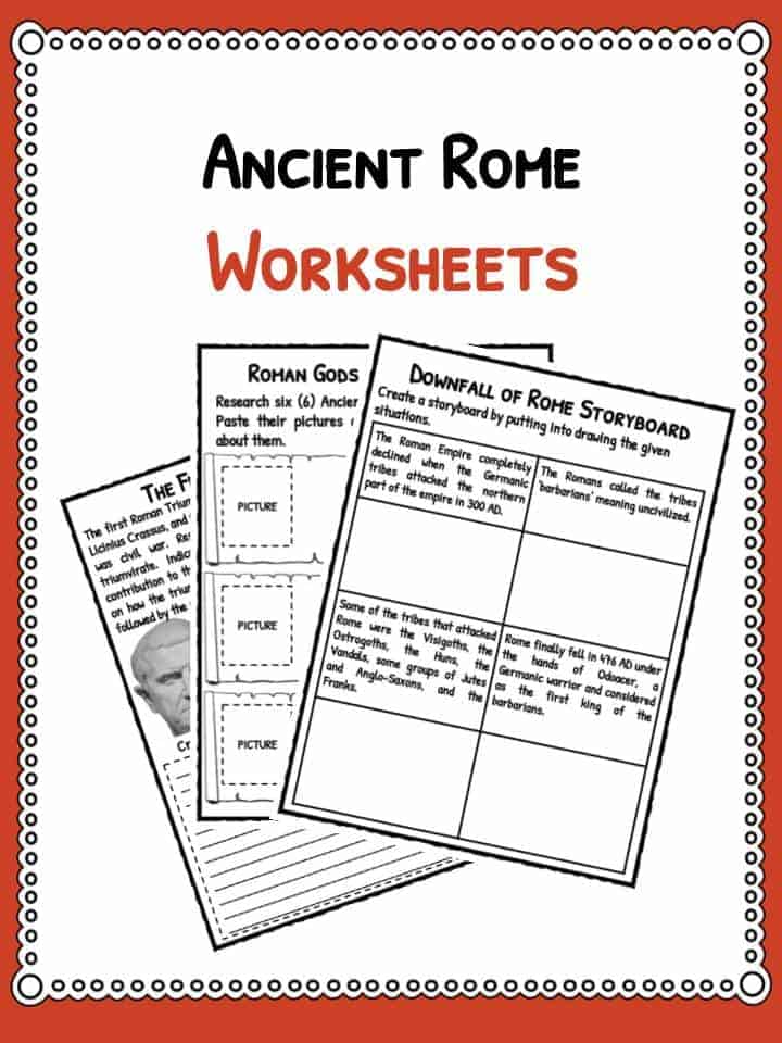 Ancient Rome Worksheets. Worksheets. Tutsstar Thousands of Printable