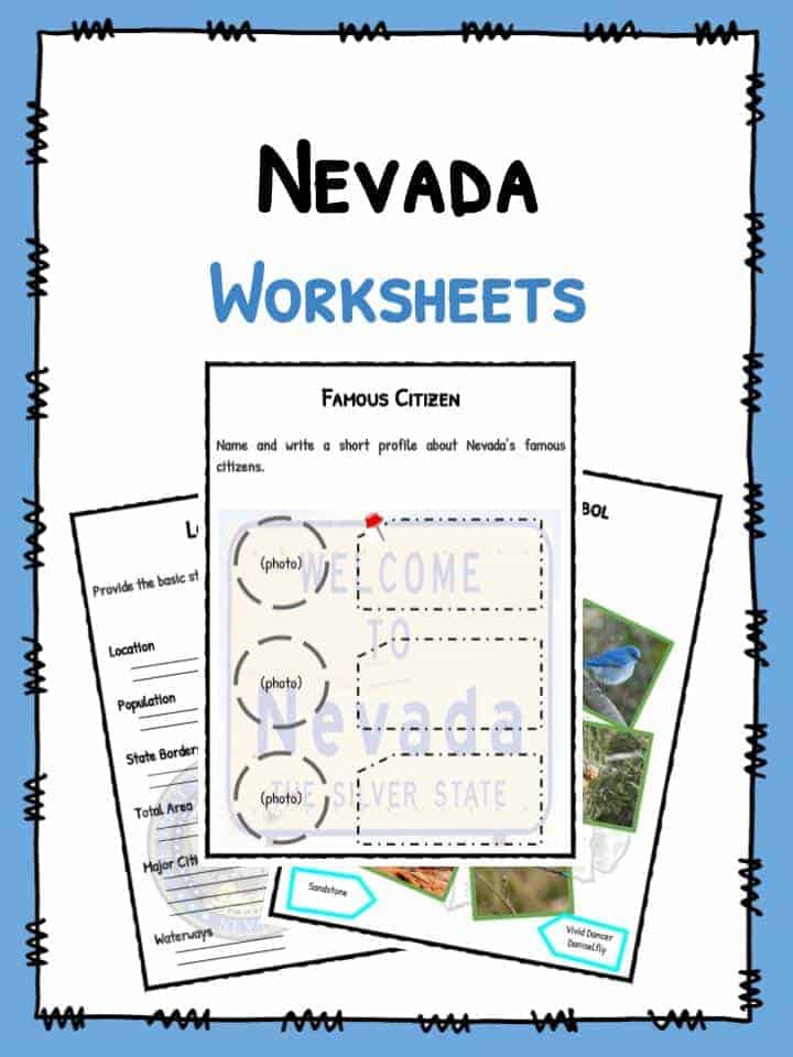 Nevada Worksheets
