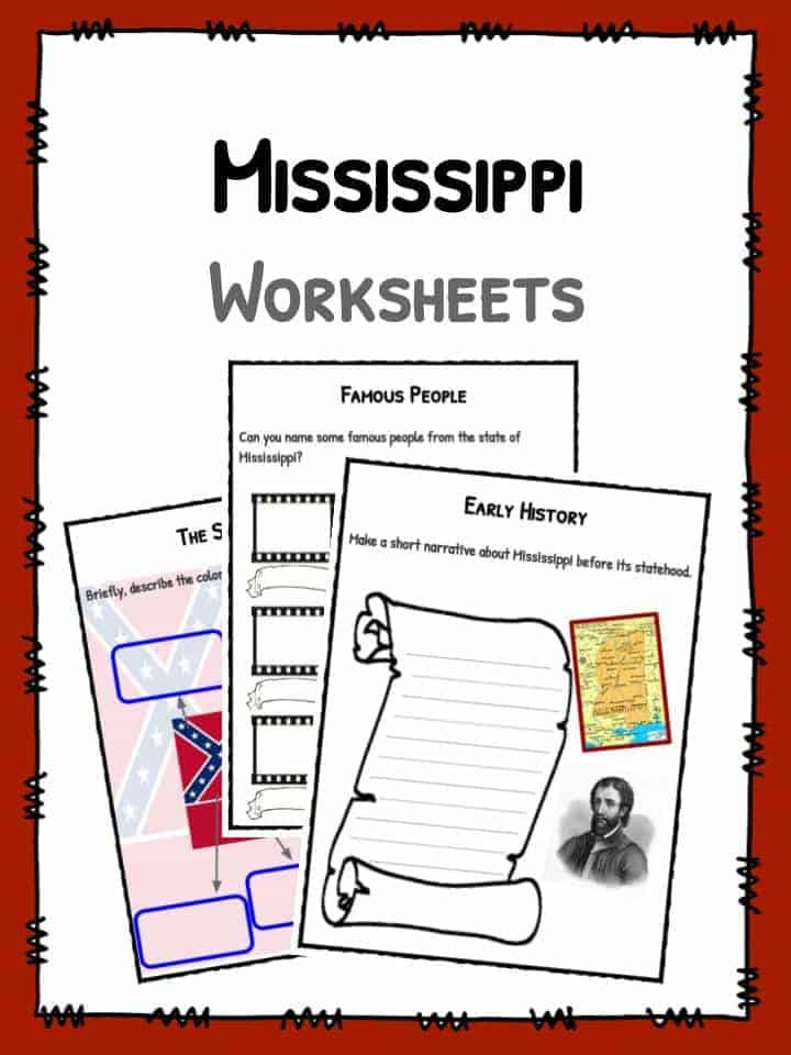 Mississippi Worksheets
