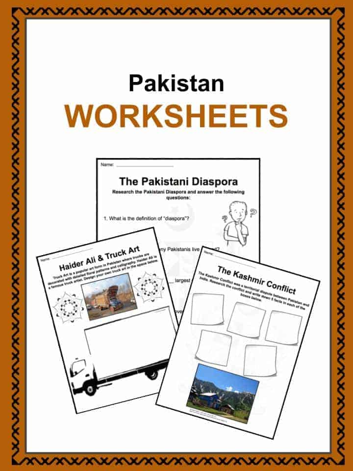 Pakistan Worksheets