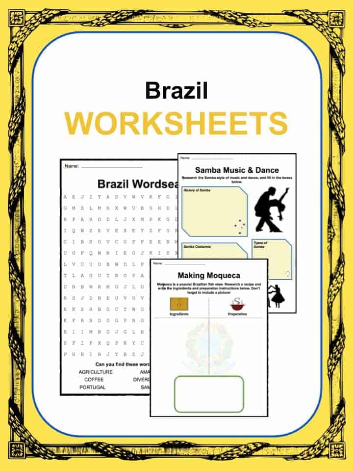 Brazil Worksheets