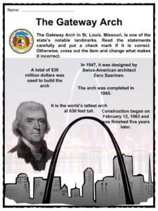 Missouri Facts, Worksheets & State Historical Information For Kids
