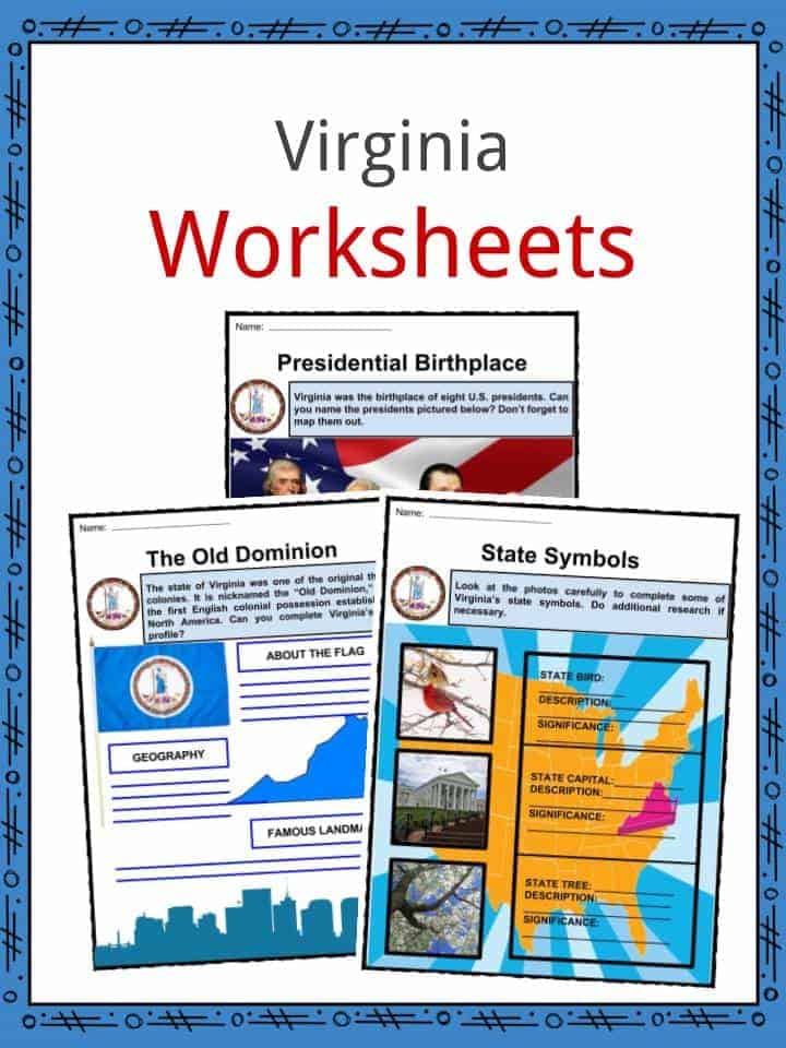 State Of Virginia Facts, Worksheets & History For Kids