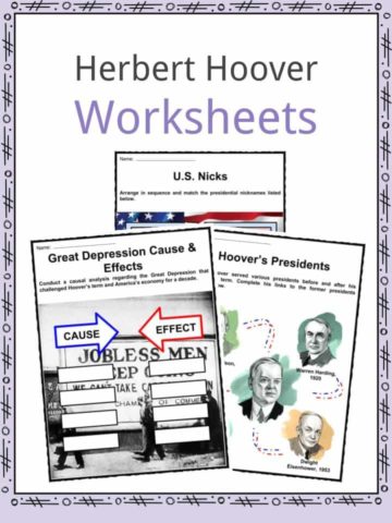 Herbert Hoover Worksheets