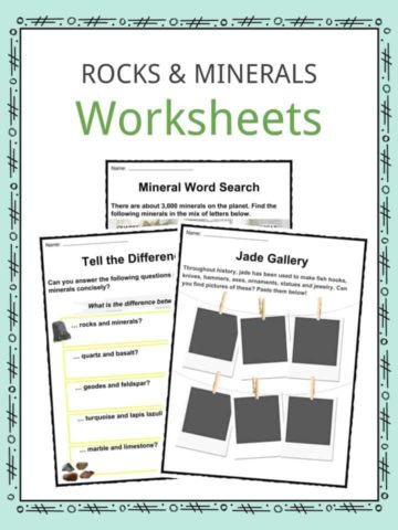 Rocks and Minerals Worksheets