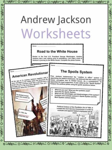 Andrew Jackson Worksheets