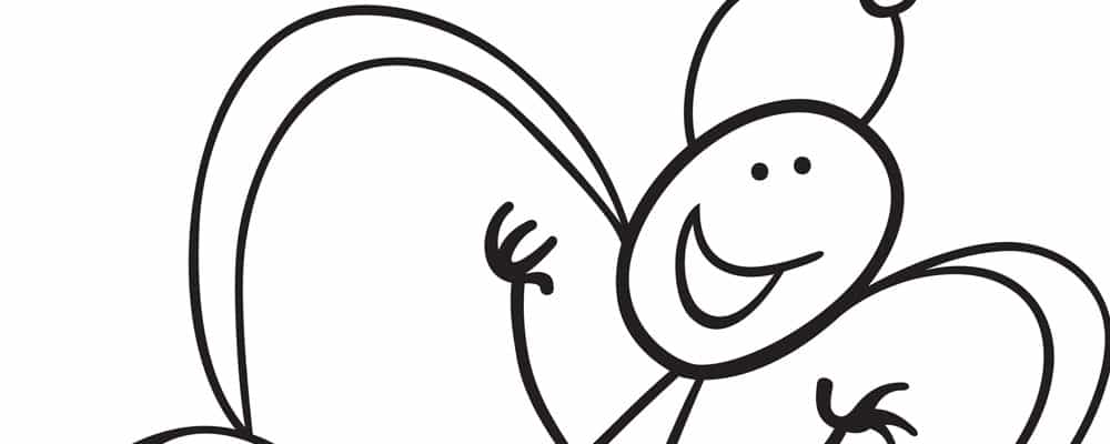 Download Cute Butterfly Coloring Pages - Free Printable Worksheet