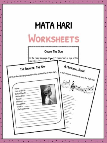 Mata Hari Worksheets