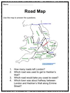 Roman Roads Facts, Worksheets & History For Kids