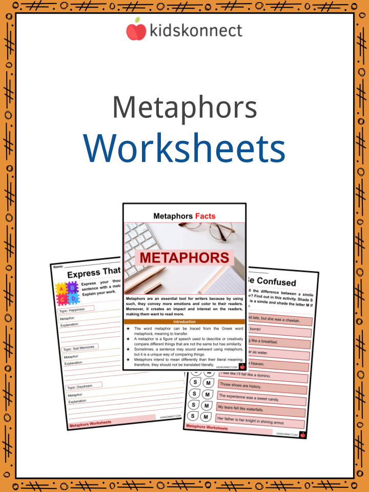 Metaphor Examples, Definition and Worksheets | What is a Metaphor?