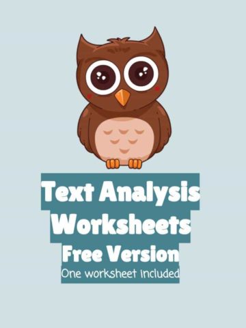 FREE Text Analysis Worksheets