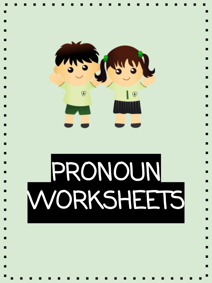 Pronoun Worksheets For Kids Downloadable PDF Unit