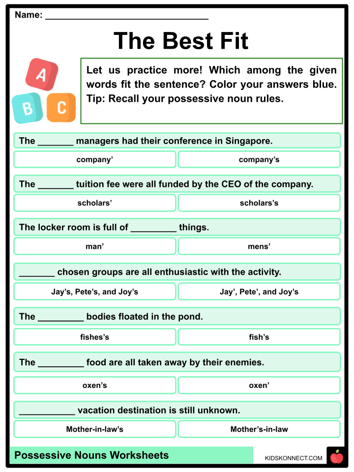 possessive-nouns-worksheets-and-teaching-resources