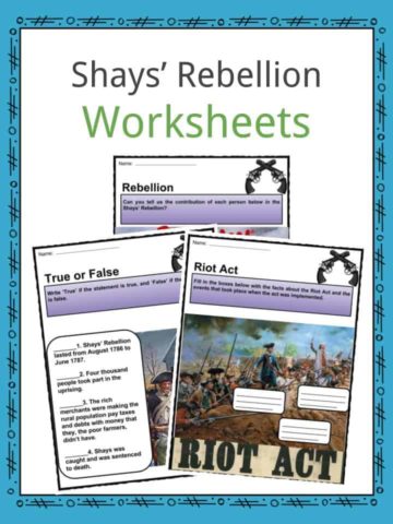 Shays Rebellion Worksheets