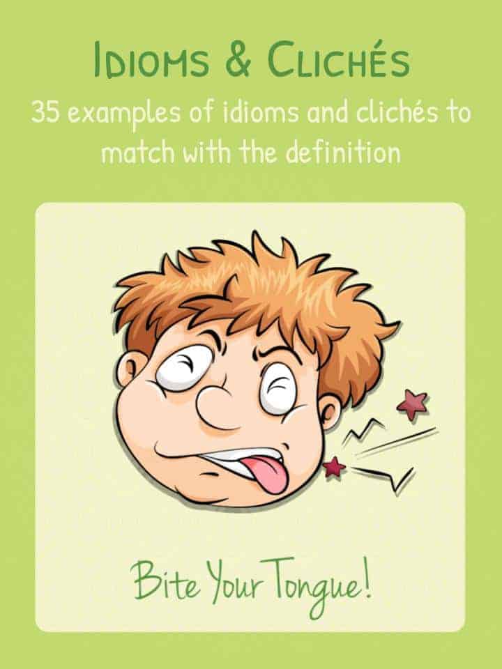 Idioms Worksheets and Examples | List of Clichés & Idioms | Kids Konnect