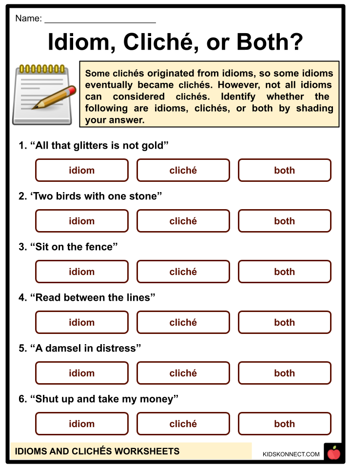 Examples of Clichés, PDF, Idiom