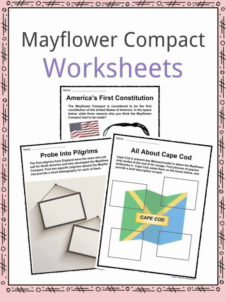 Mayflower Compact Worksheets