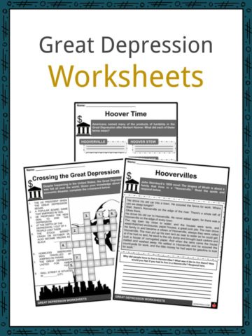 Great Depression Worksheets