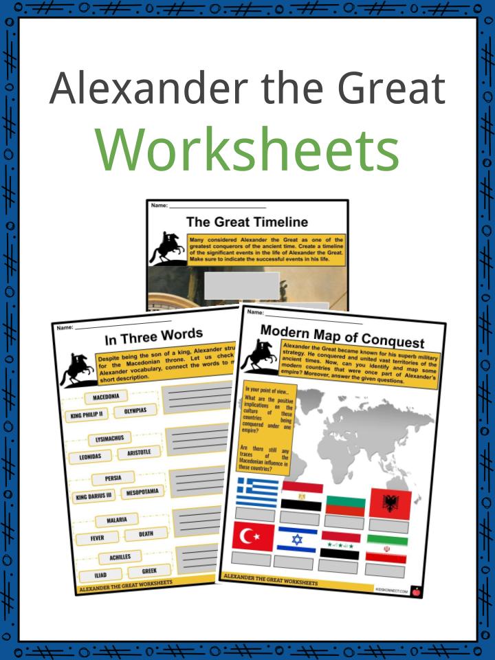 Alexander the Great Worksheets