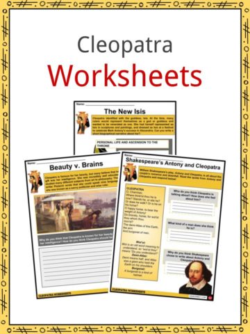 Cleopatra Worksheets
