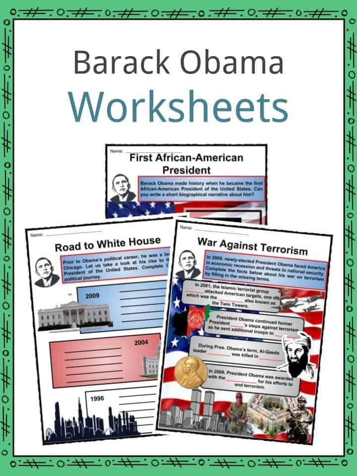 Barack Obama Worksheets
