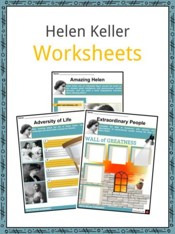 Helen Keller Worksheets