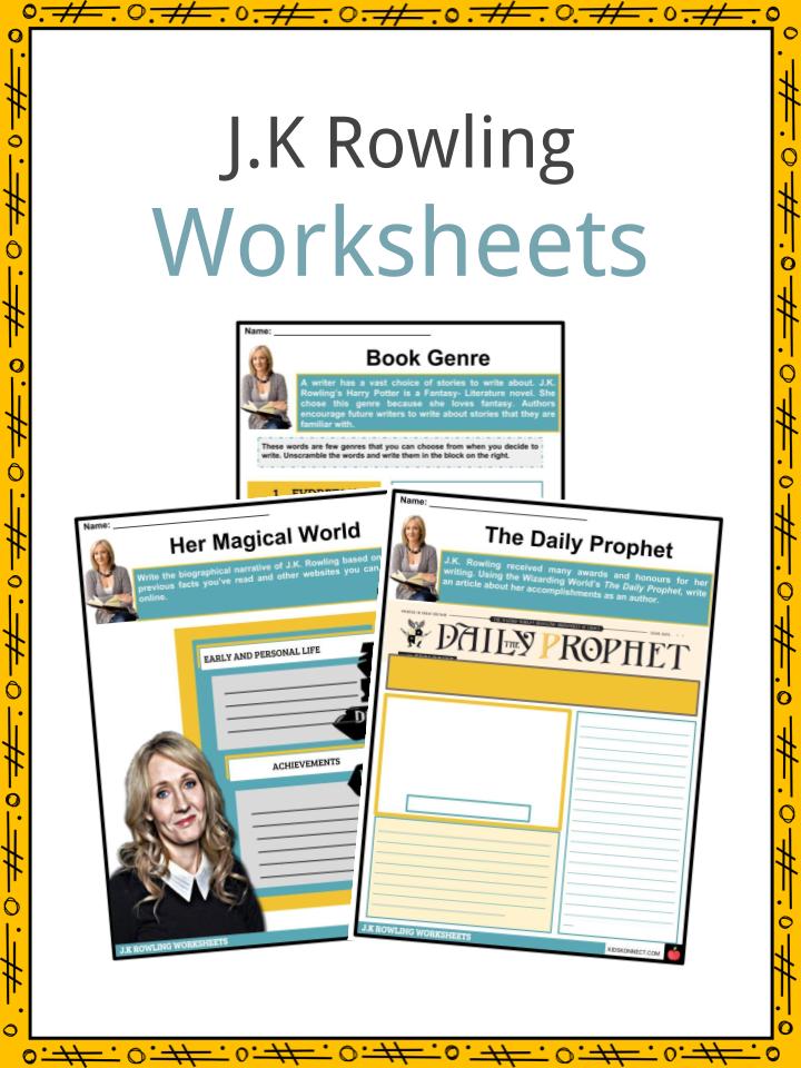 J.K Rowling Worksheets
