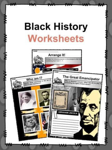 Black History Worksheets
