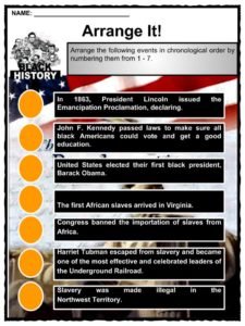 Black History Facts Worksheets Black History Month 2019 Worksheets
