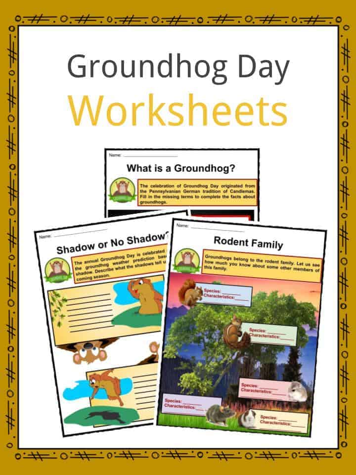Groundhog Day Worksheets