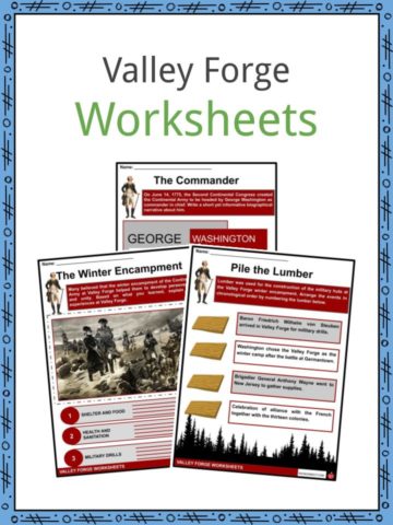 Valley Forge Worksheets