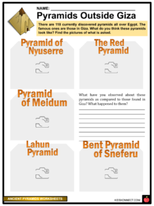 Ancient Pyramids Worksheets