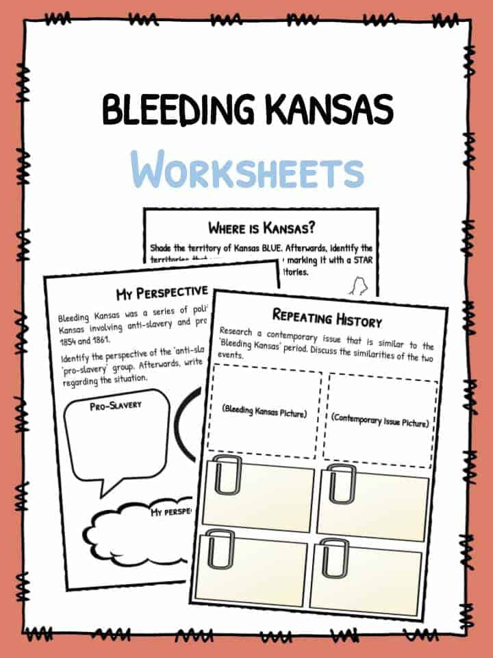 Bleeding Kansas Facts & Worksheets