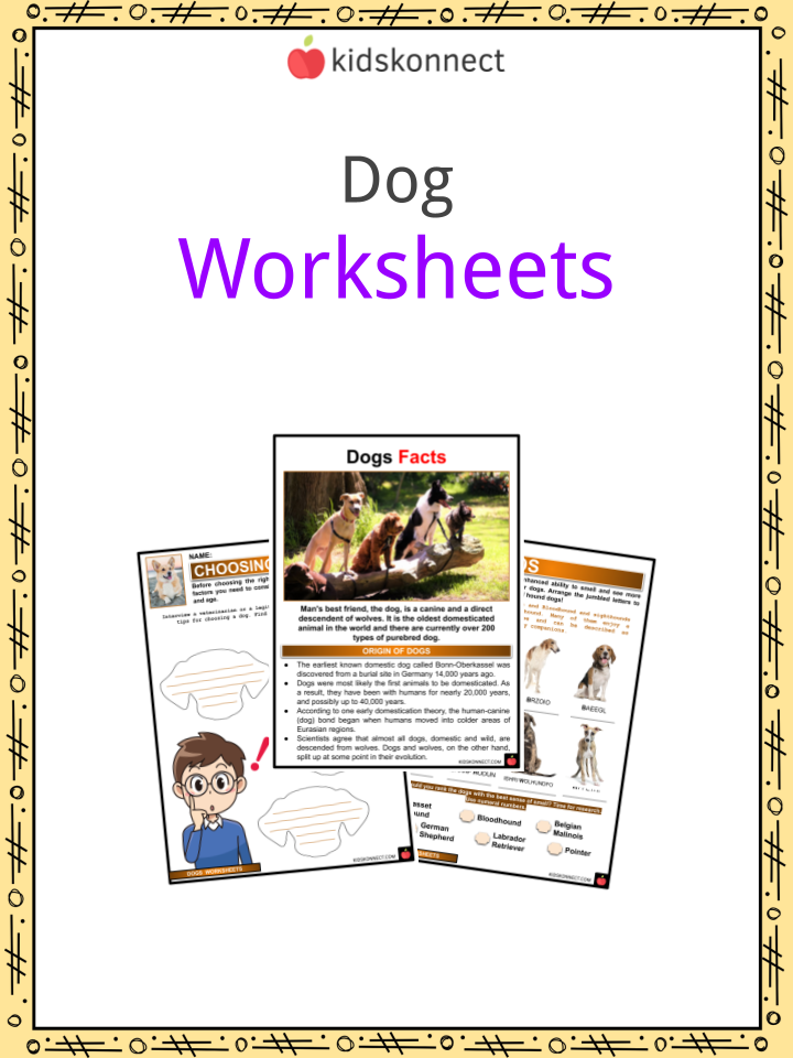 Dog Facts & Worksheets  Breeds, History, Characteristics, Uses & More