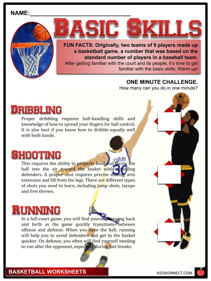 Basketball Facts, Worksheets & Sporting History For Kids