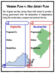 compare and contrast the virginia and new jersey plans