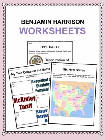 Benjamin Harrison Worksheets