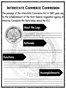 Interstate Commerce Act Facts, Worksheets & Information For Kids