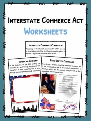 Interstate Commerce Act Worksheets